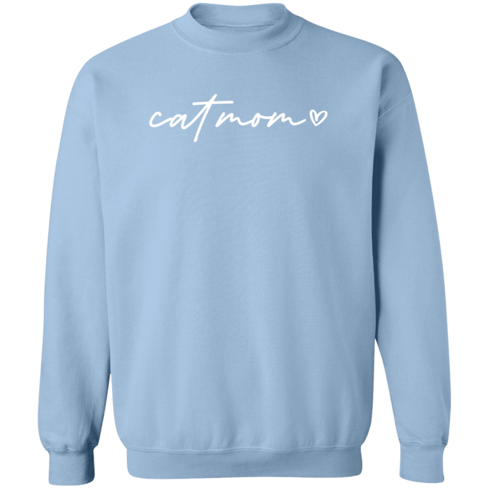 Cat Mom Script Sweatshirt