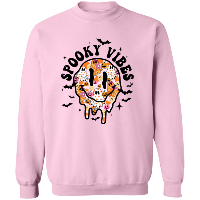 Spooky Vibes Smiley Face Sweatshirt