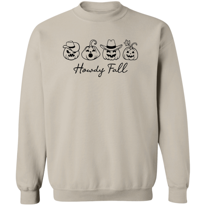 Howdy Fall Country Pumpkins Focus Sweatshirt