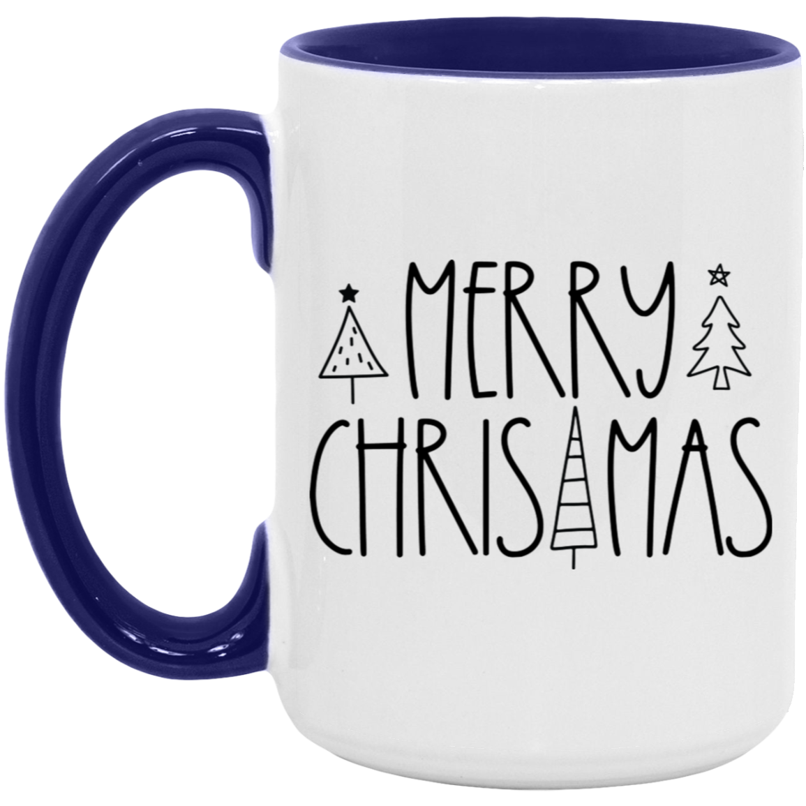 Merry Christmas Basic 15 oz Coffee Mug