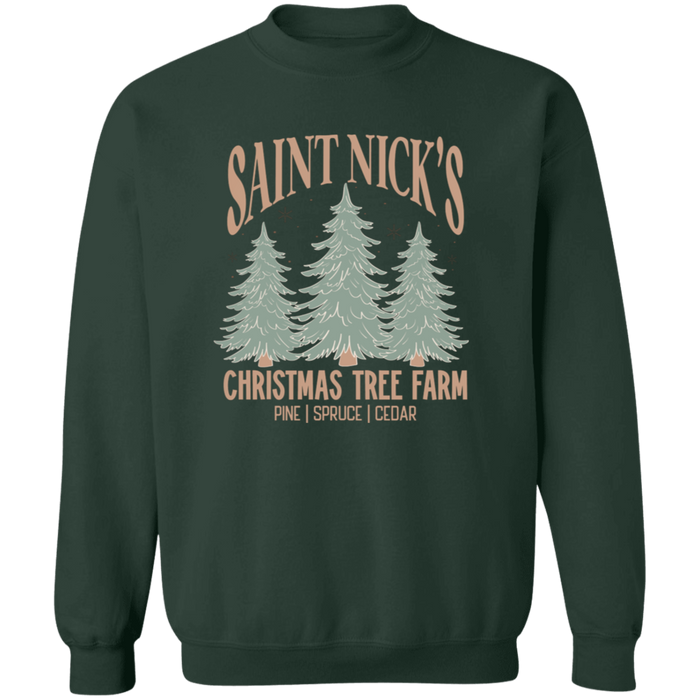 Saint Nick's Christmas Tree Farm Sweatshirt