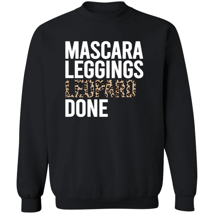 Mascara Leggings Leopard Done Sweatshirt