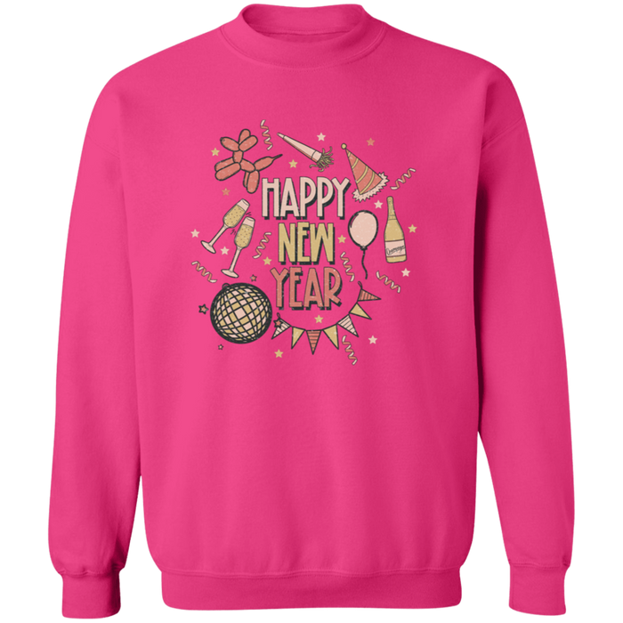 Happy New Year Confetti Sweatshirt