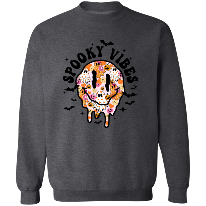 Spooky Vibes Smiley Face Sweatshirt