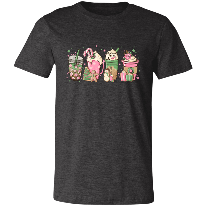 Pink Christmas Drinks T-Shirt