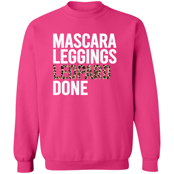 Mascara Leggings Leopard Done Sweatshirt