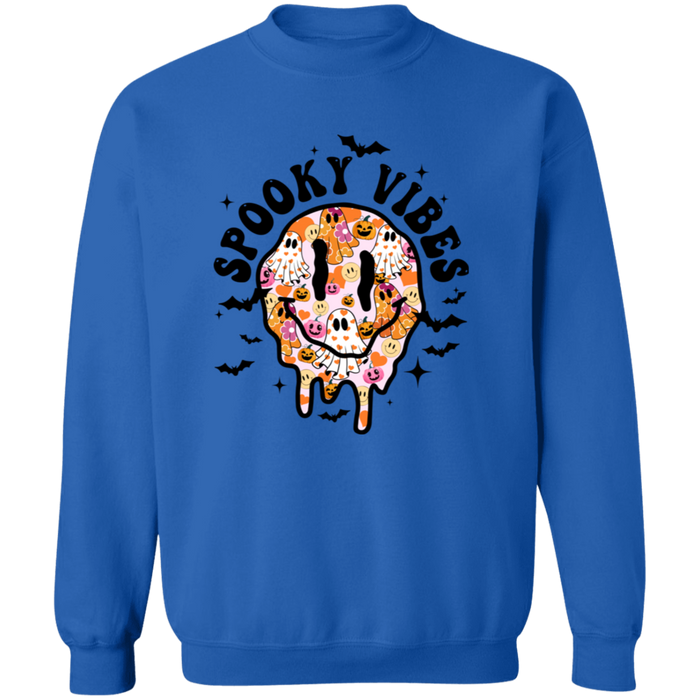 Spooky Vibes Smiley Face Sweatshirt