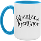 Sweater Weather Heart 15 oz Coffee Mug