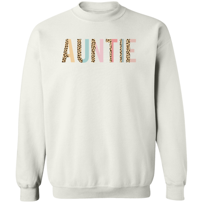 Auntie Pastel Color Block Sweatshirt