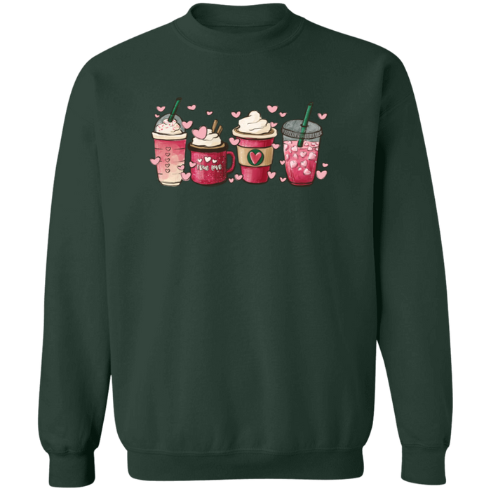 Pink Love Cups Sweatshirt