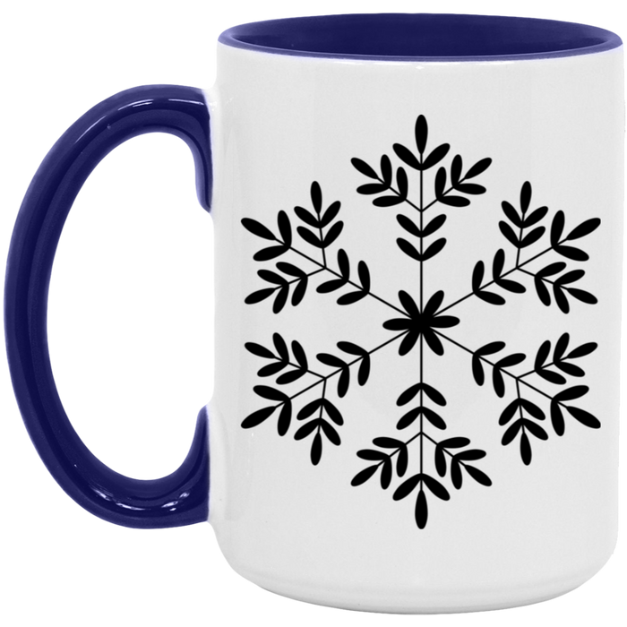 Snowflakes Winter 15 oz Coffee Mug