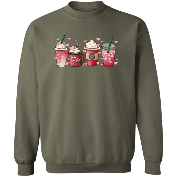Pink Love Cups Sweatshirt