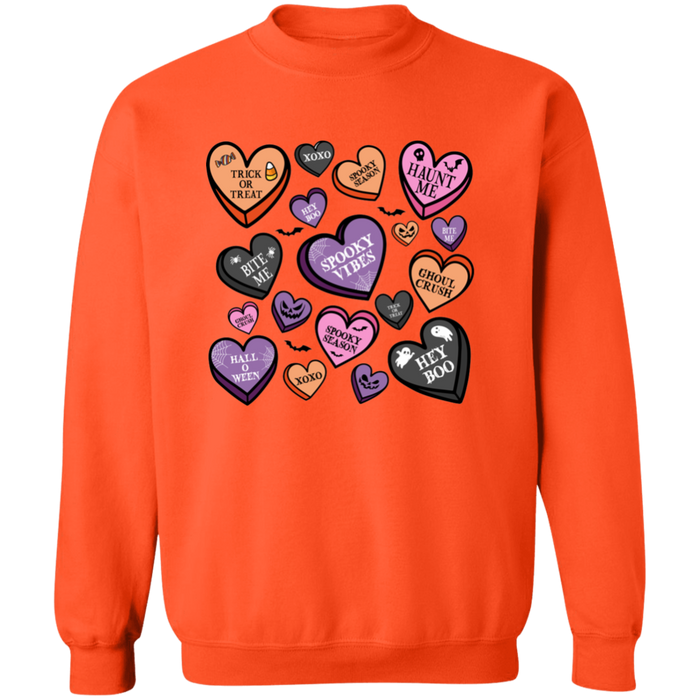 Spooky Cute Heart Candy Sweatshirt