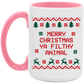 Merry Christmas Ya Filthy Animal 15 oz Coffee Mug