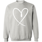 Heart Outline Sweatshirt