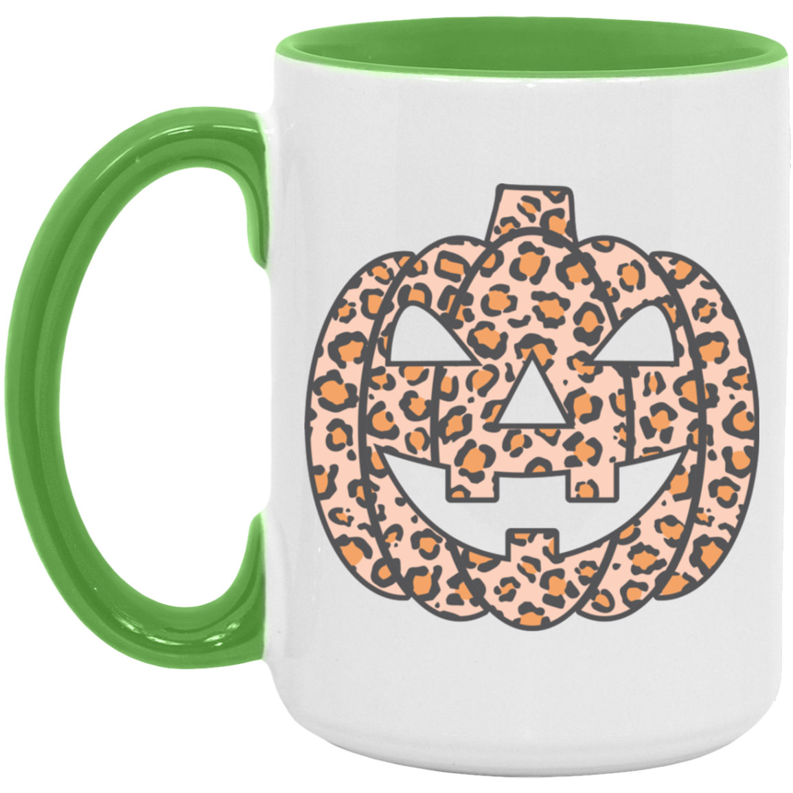 Cheetah Pumpkin Mug