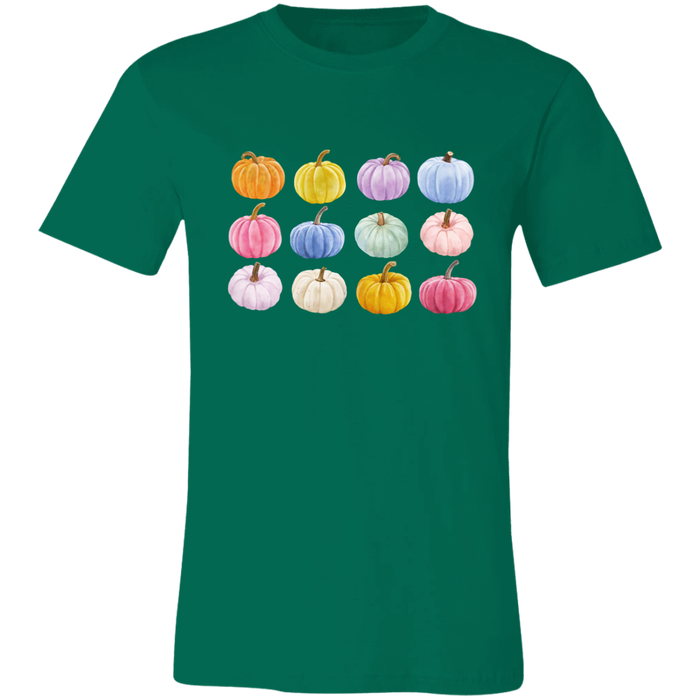 Colorful Pumpkin Graphic T-Shirt