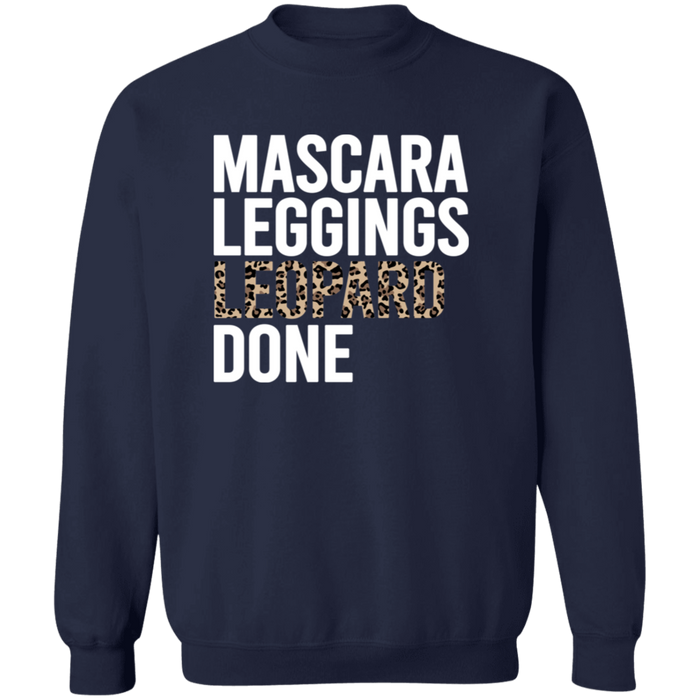 Mascara Leggings Leopard Done Sweatshirt