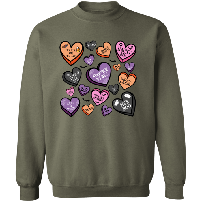 Spooky Cute Heart Candy Sweatshirt