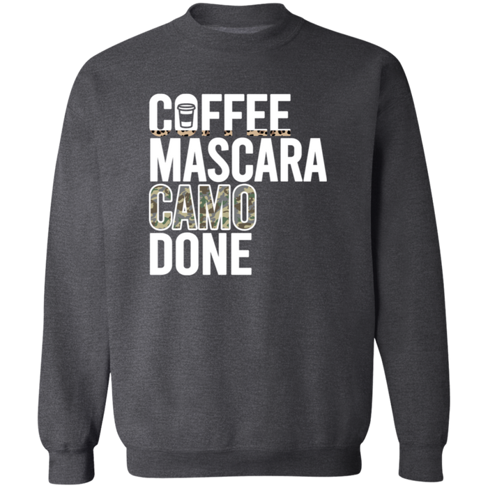 Coffee Mascara Camo Done Sweatshirt