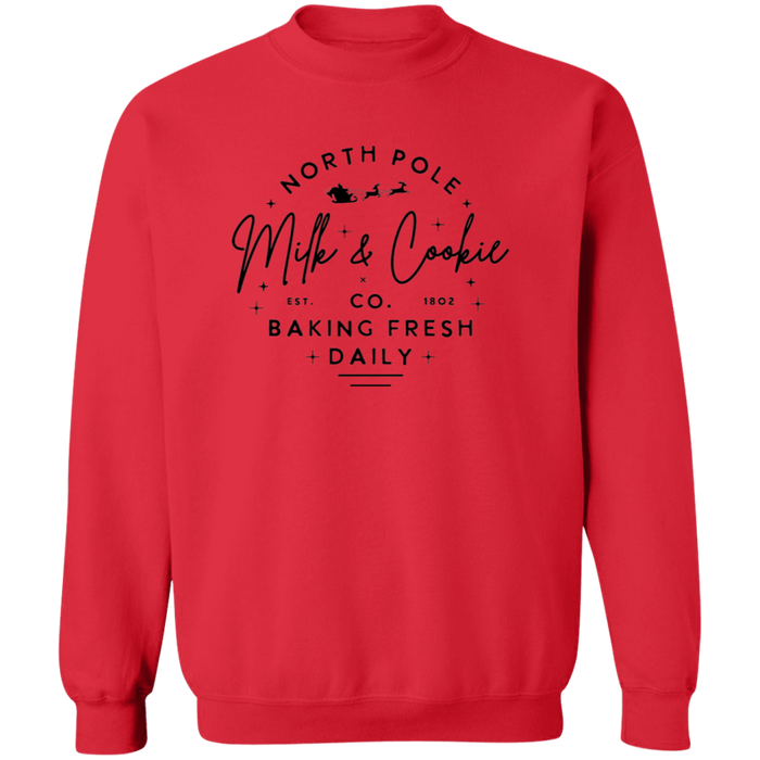 North Pole Milk & Cookie Baking Co Sweatshirt