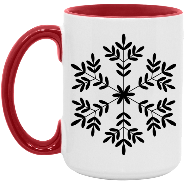 Snowflakes Winter 15 oz Coffee Mug