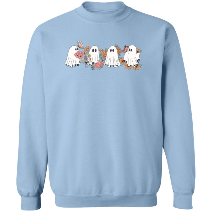 Four Ghosts and Flowers Sweatshirt