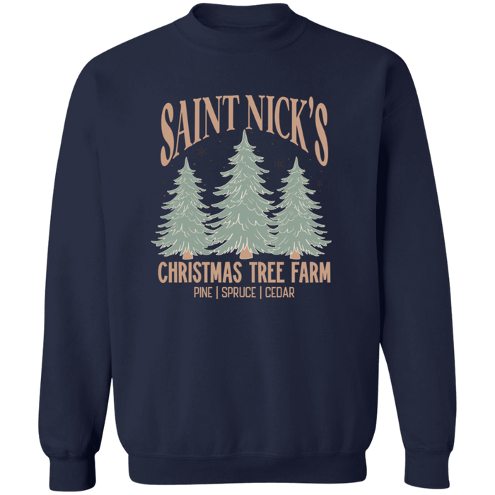 Saint Nick's Christmas Tree Farm Sweatshirt