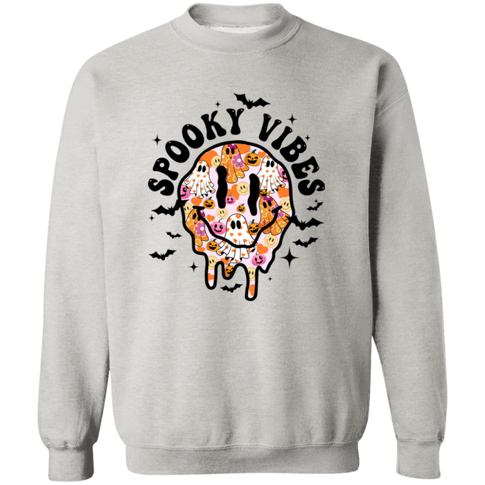 Spooky Vibes Smiley Face Sweatshirt