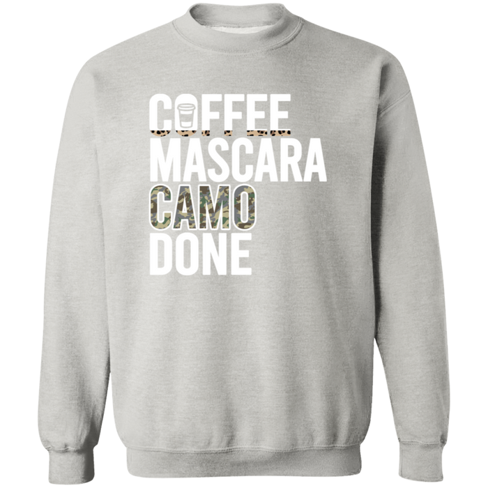 Coffee Mascara Camo Done Sweatshirt