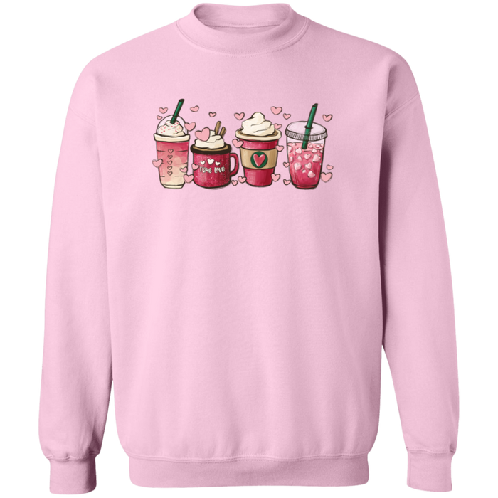 Pink Love Cups Sweatshirt