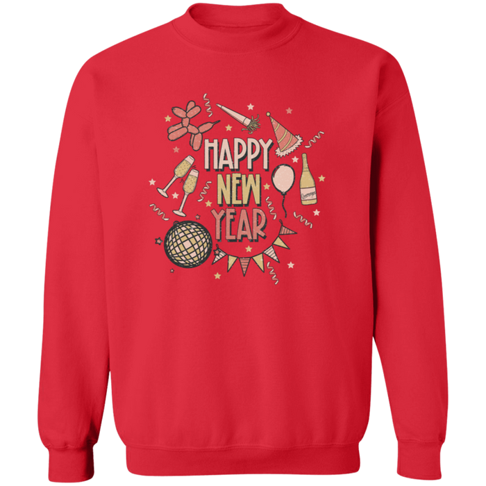 Happy New Year Confetti Sweatshirt