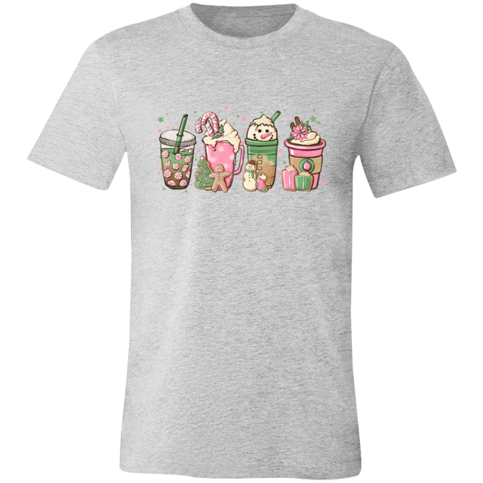 Pink Christmas Drinks T-Shirt