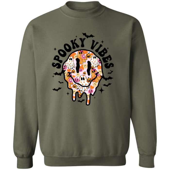 Spooky Vibes Smiley Face Sweatshirt