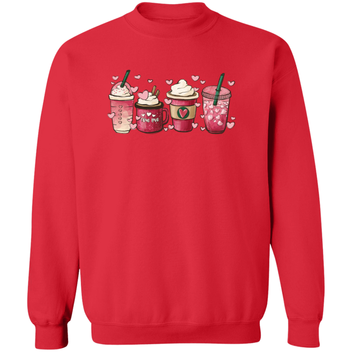 Pink Love Cups Sweatshirt