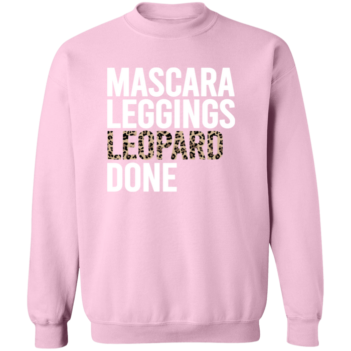 Mascara Leggings Leopard Done Sweatshirt