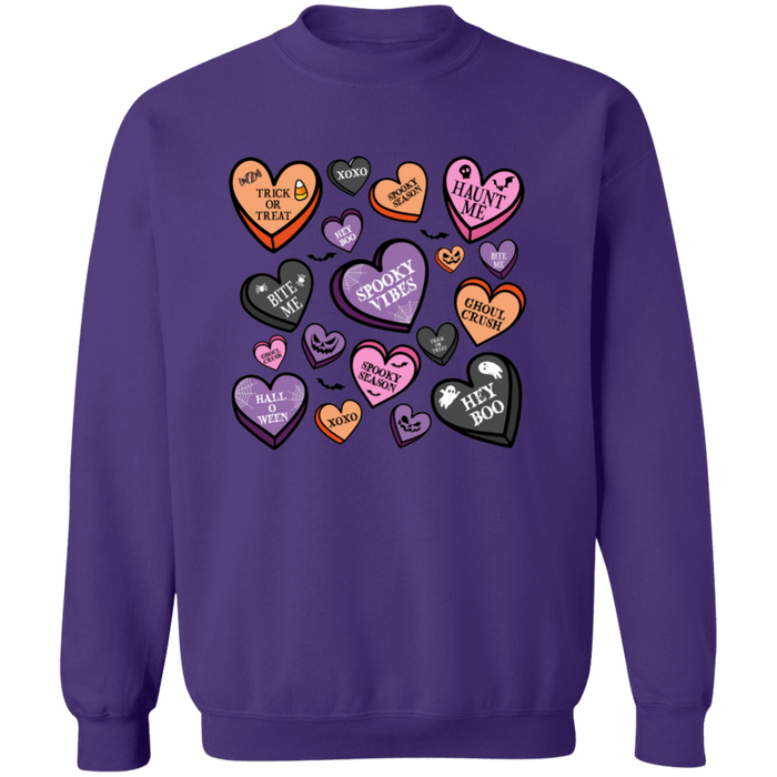 Spooky Cute Heart Candy Sweatshirt