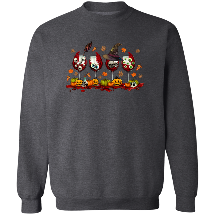 Halloween Wine Sweatshirt