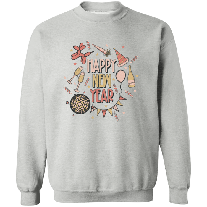 Happy New Year Confetti Sweatshirt