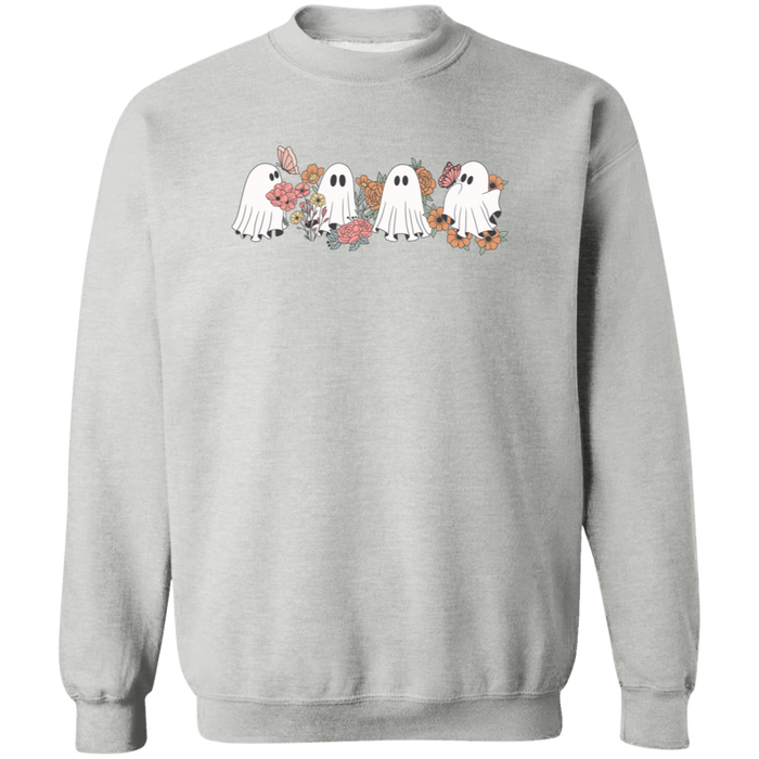 Four Ghosts and Flowers Sweatshirt