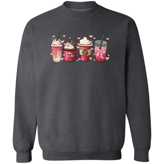 Pink Love Cups Sweatshirt