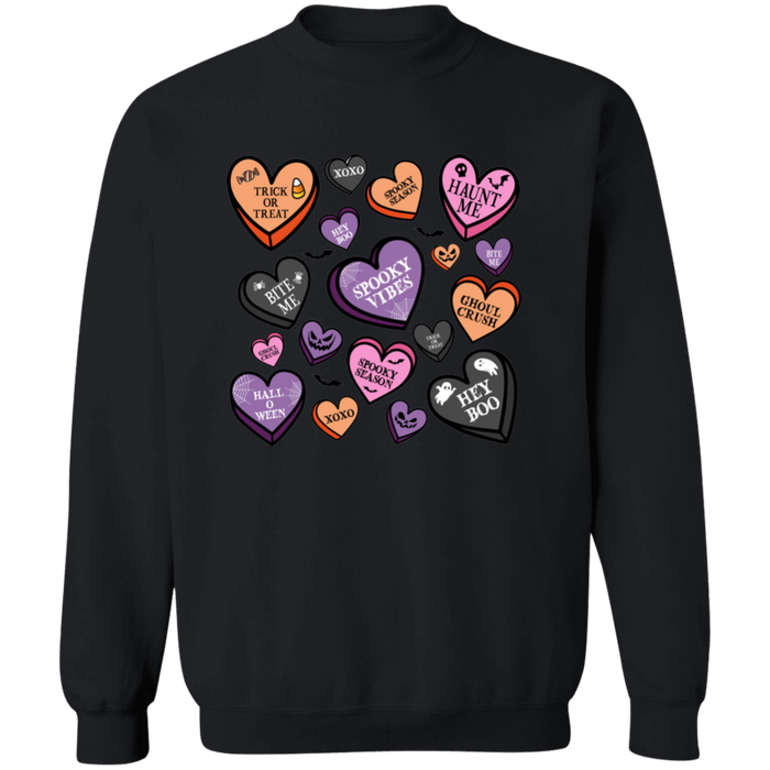 Spooky Cute Heart Candy Sweatshirt