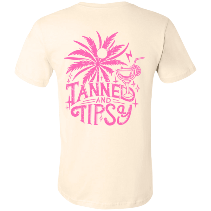 Tanned and Tipsy Double Sided T-Shirt