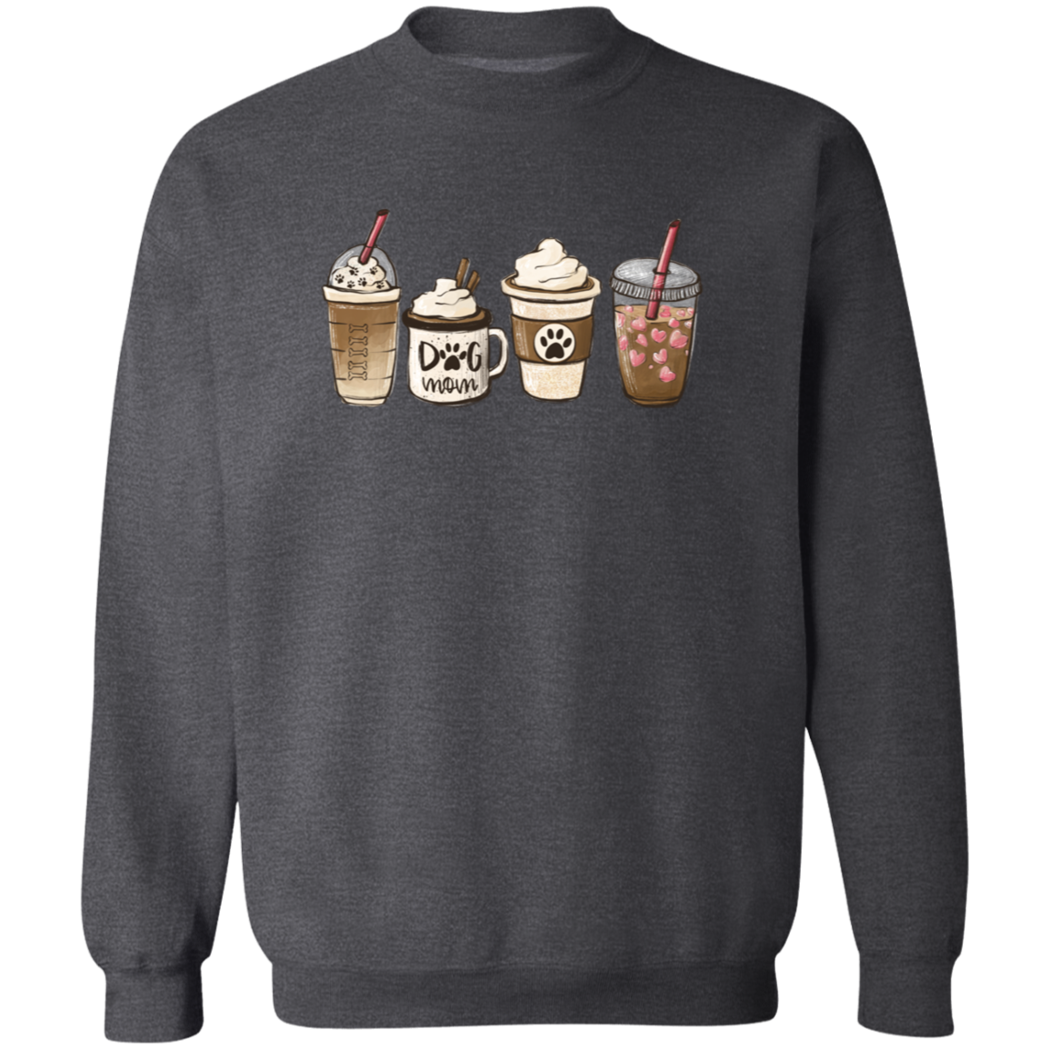 Dog Mom Coffee Lover Sweatshirt