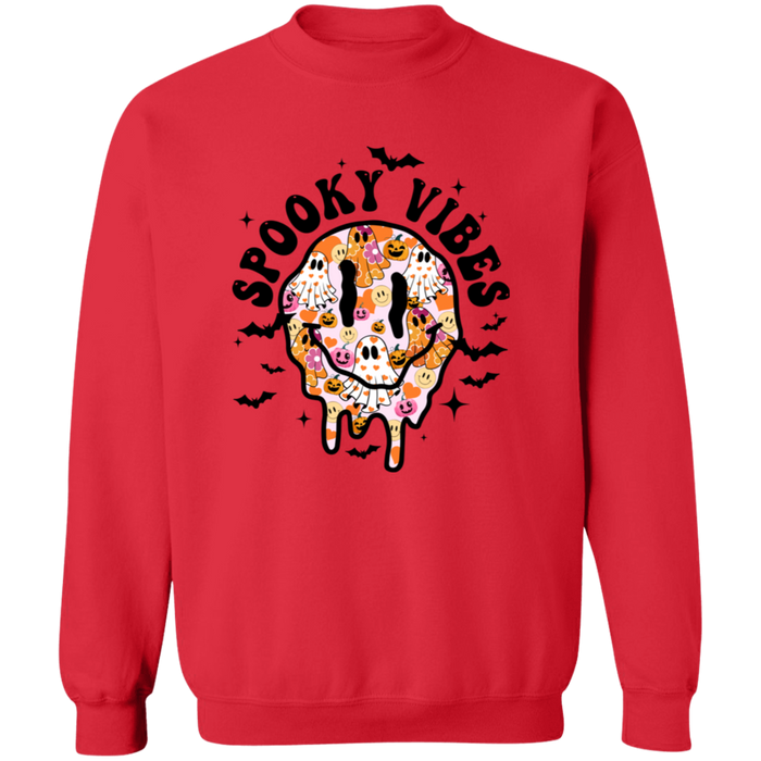 Spooky Vibes Smiley Face Sweatshirt