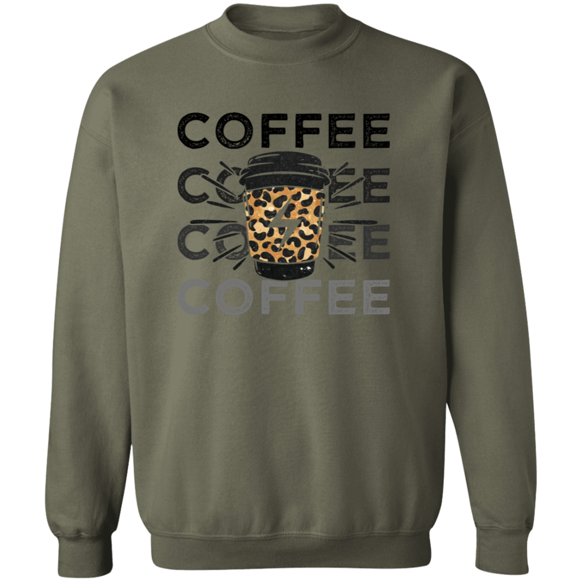 Coffee Lightning Bolt Sweatshirt