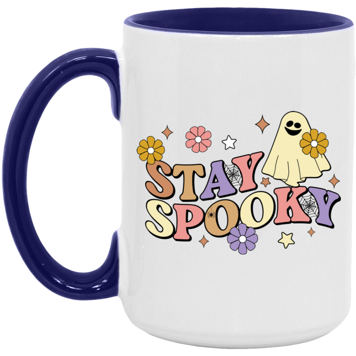 Stay Spooky Flower Ghost Mug