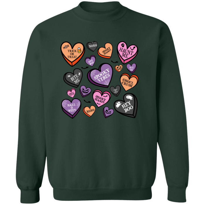 Spooky Cute Heart Candy Sweatshirt