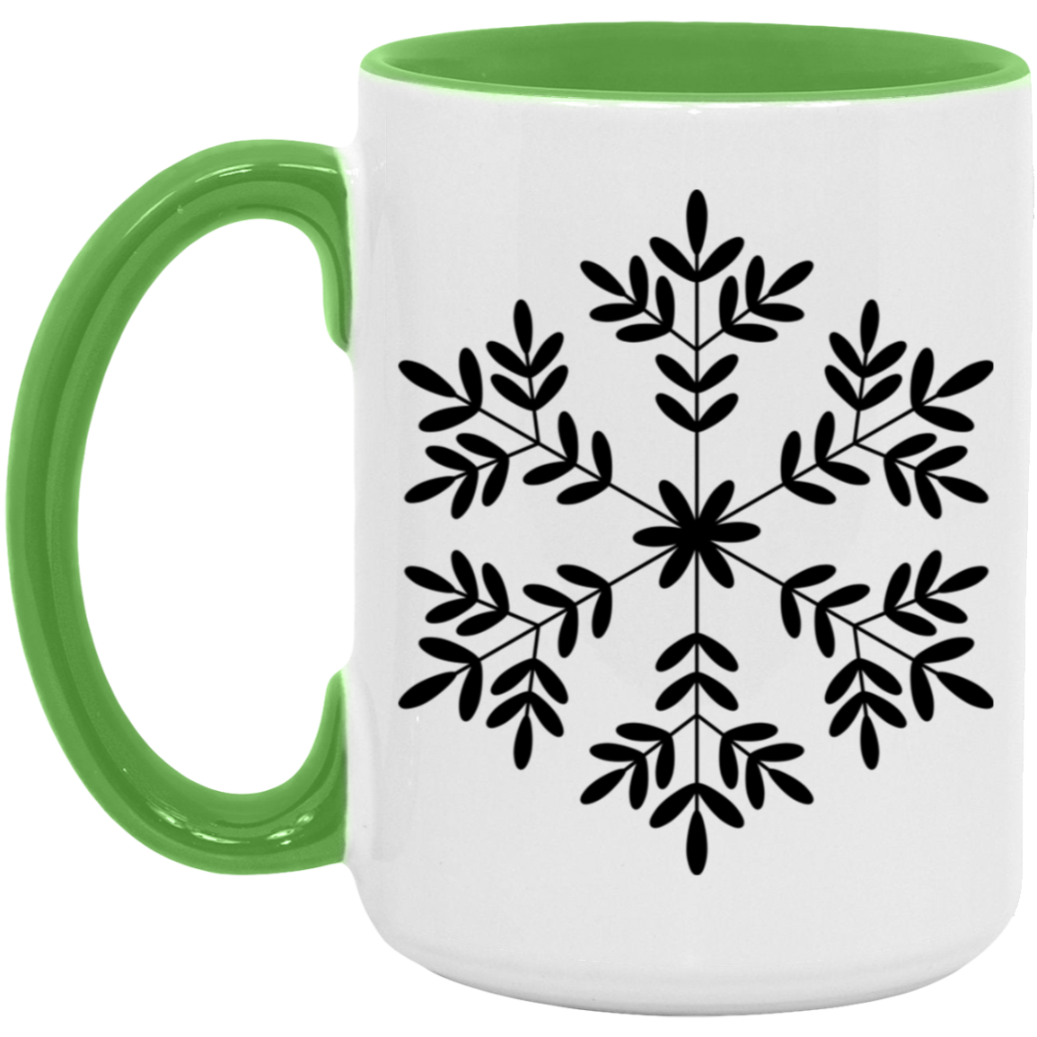 Snowflakes Winter 15 oz Coffee Mug