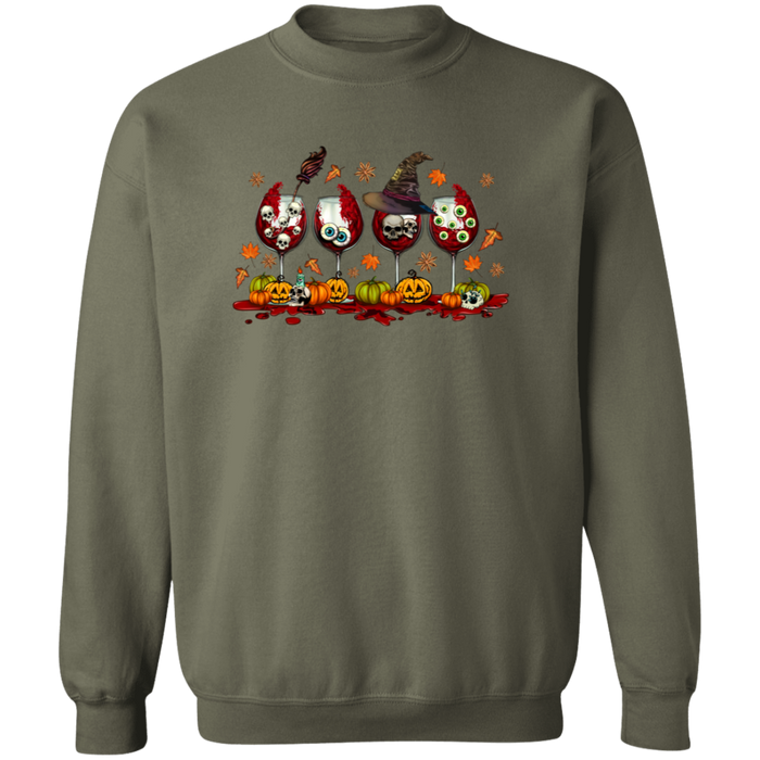 Halloween Wine Sweatshirt